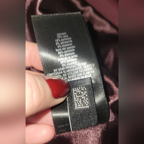 Ted Baker Edge to Edge Sheath Dress - Oxblood Sz 1 Equiv‎ To US Sz 4 Wool Blend - Picture 8 of 10